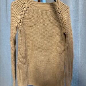 SO Women's Camel Knit Sweater